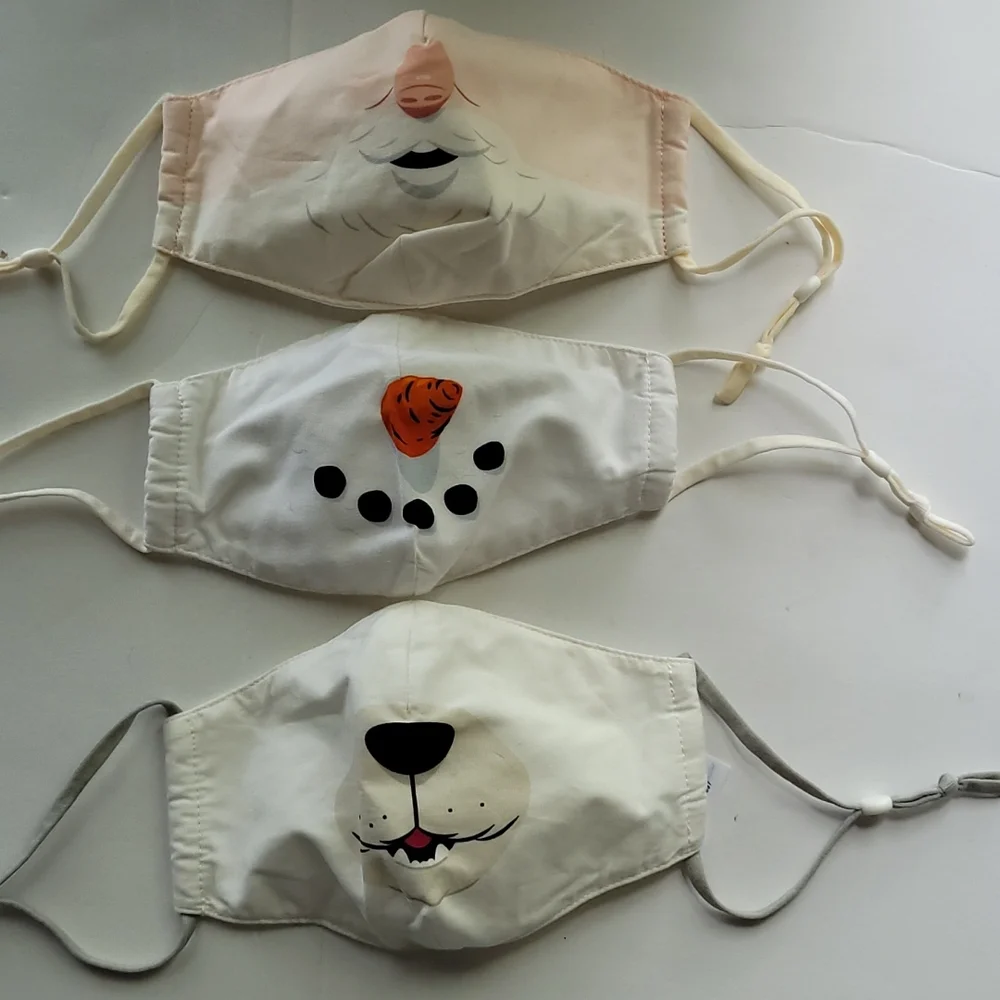 Holiday kids face masks